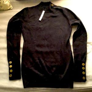 PattyBoutik sweater new with tags Dark Navy